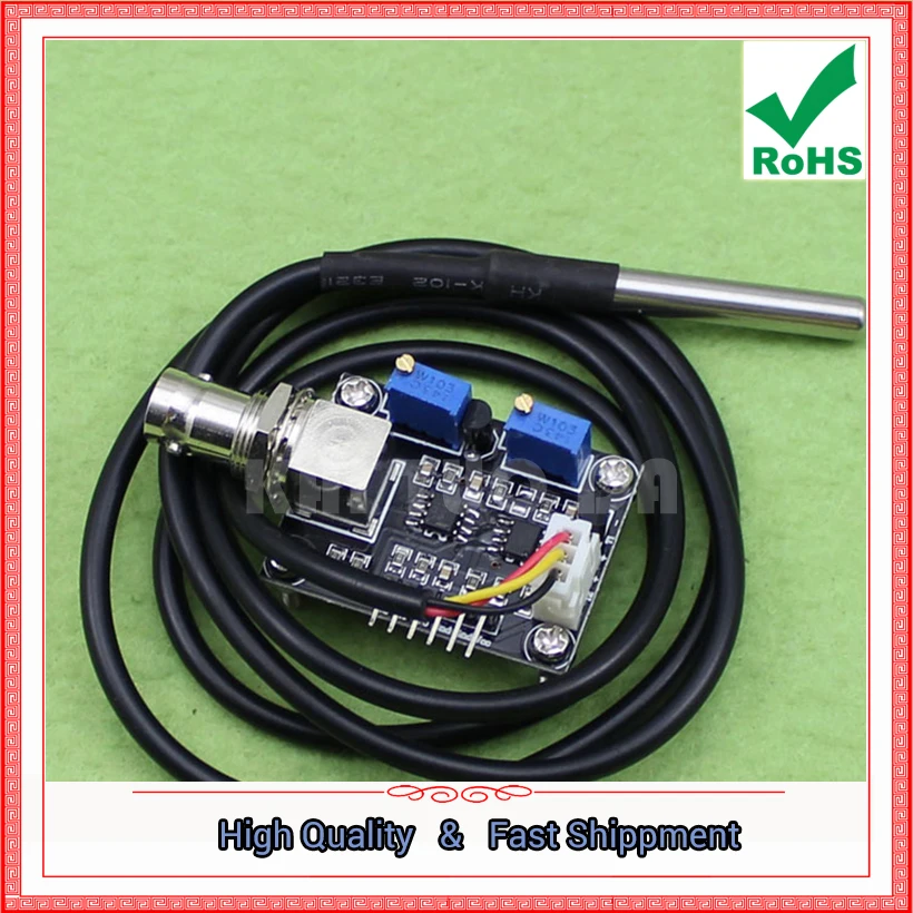 PH Value Detection Sensor Module PH Sensor With Dual Temperature Compensation Board (C5B1)