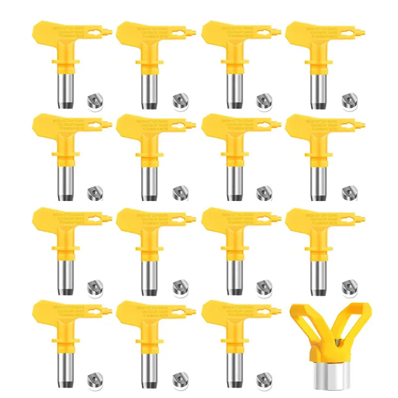 

Suntool Yellow Multiple Models Airless Spray Gun Nozzle Tip 3600psi Airless Tips 395 515 for Paint Sprayer