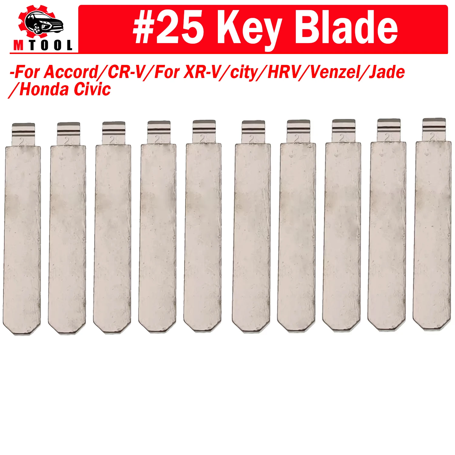 

Новый сменный ключ #25 KD, лезвие ключа для Honda Civic Accord CR-V City HRV Venzel Jade, замена ключа для дистанционного управления автомобилем