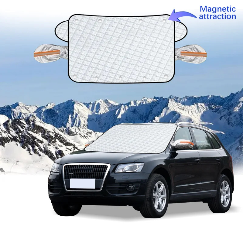 

Car Windshield Cover Magnet Winter Window Snow Shield Anti Frost Auto Front Window Snow Cover For Audi Q5