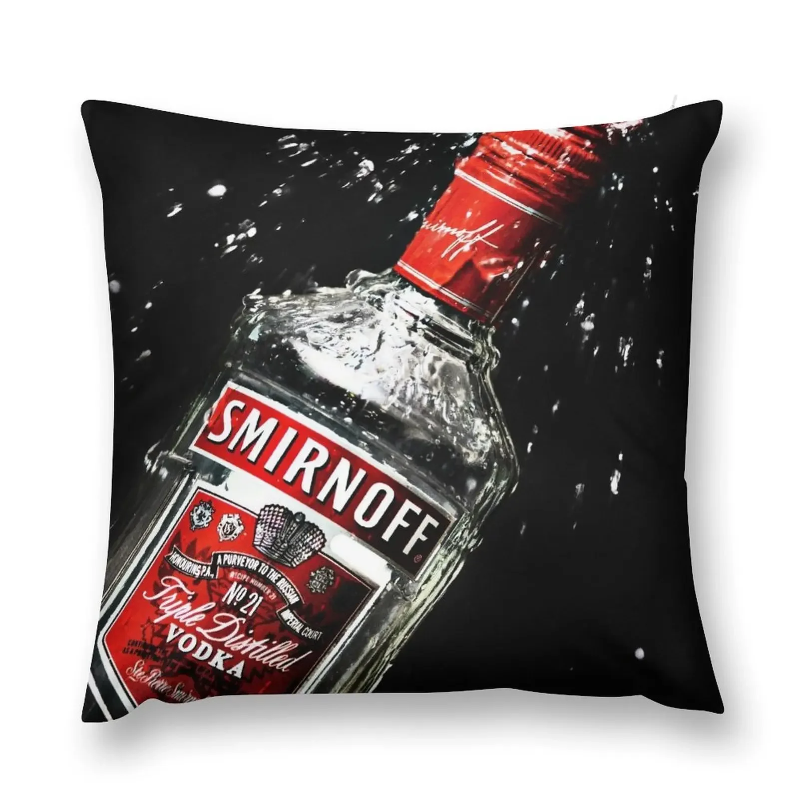 

Smirnoff Splash Throw Pillow Sofa Decorative Covers Pillowcases For Pillows Christmas Covers For Cushions pillow