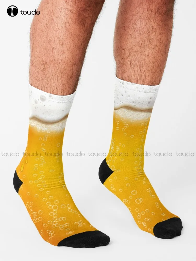 Beer Beers, Bier, Alcohol, Funny, Drinking, Party Socks Womens Running Socks Personalized Custom Unisex Adult Teen Youth Socks