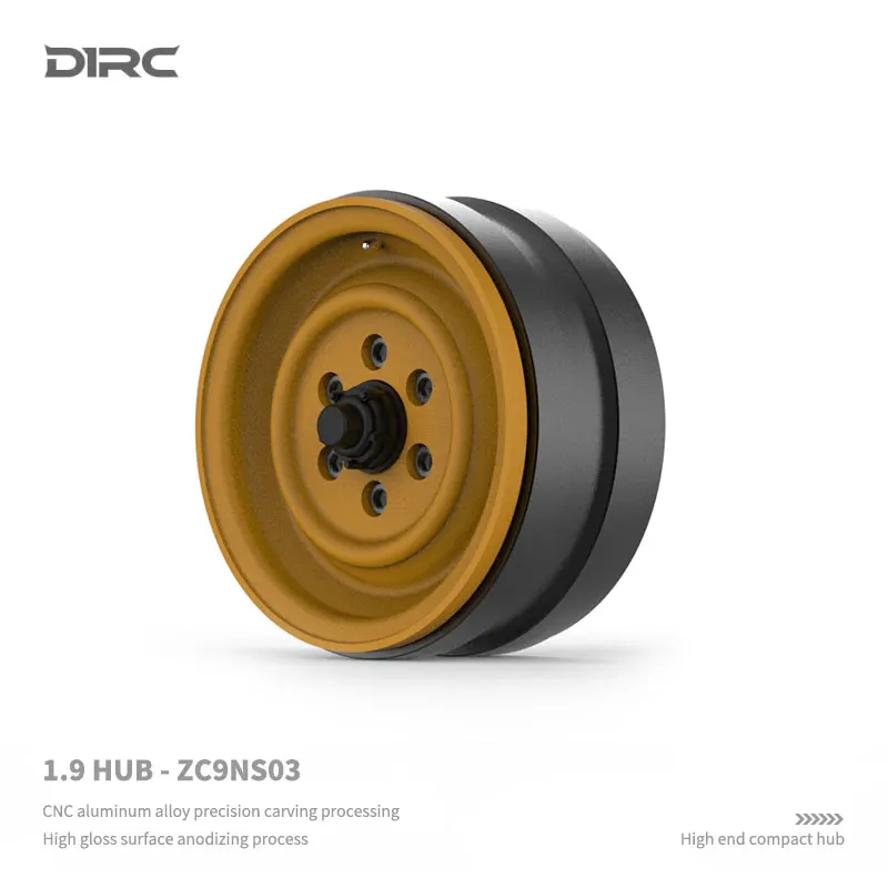 RC car 4pcs 1.9 Beadlock Wheel Rim For 1/10 D1RC D90 Defender Camel Trophy