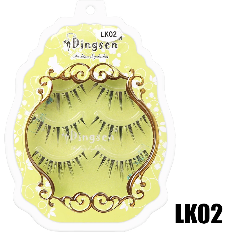 DINGSEN 5 Paar Neue Manga-Wimpern Kosmetik Individuelle Natürliche Wimpern Cosplay Wimpernbüschel Make-up Koreanische Künstliche Wimpern – Detail 9