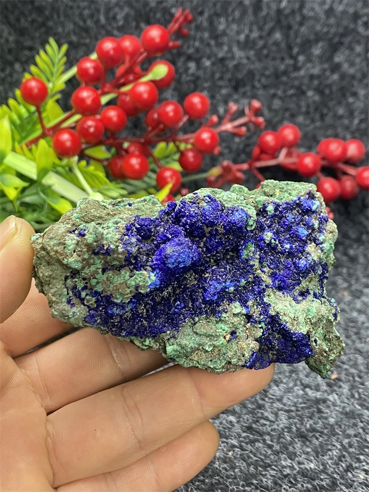 1 Piece Of Natural Azurite Ore Specimen Reiki Treatment Healing Repair Room Decor Home Decoration Maison Aquarium Craft Gift