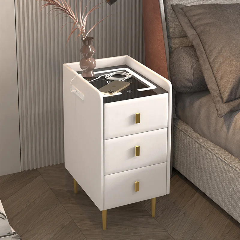 AIROW Luxury Wireless USB Charging Smart Nightstand Custom Logo Supported