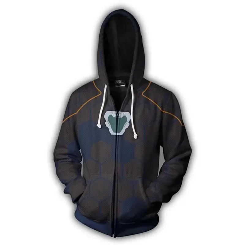 2025 11 فيلم توني الملابس الرجال هوديي البلوز الشارع الشهير ثلاثية الأبعاد قميص مطبوع سترة معطف حفلة الهالوين Cl #4