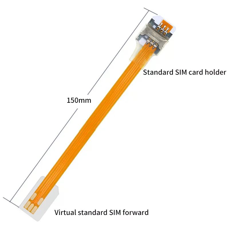 2FF Sim Standard Positive Reverse Extension Cord Mobile Phone Signal Extension Cord Sim Card Extension Cable