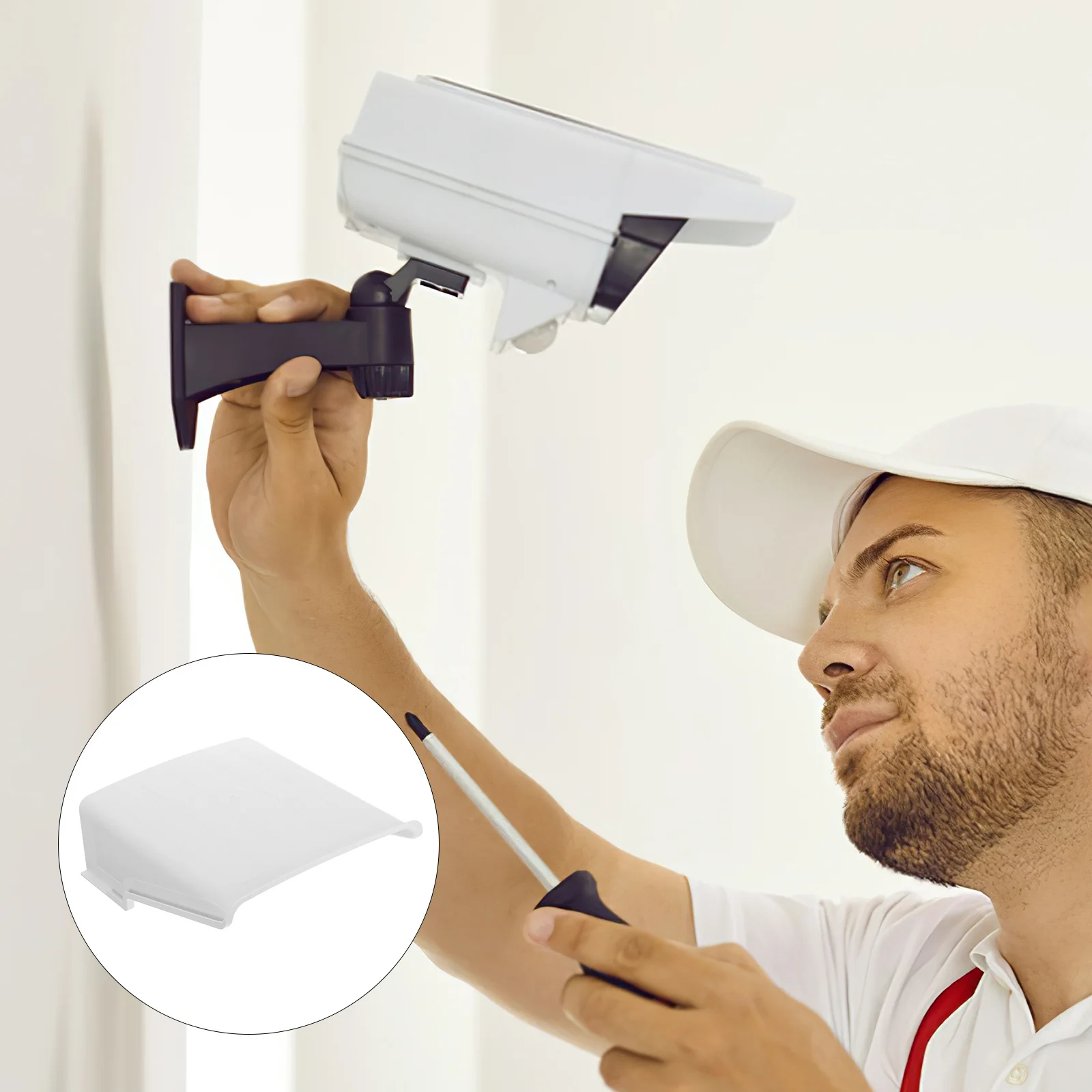 

Heavy Duty Security Camera Cover Outdoor Rain Shield Protective Housing for Wall Mount