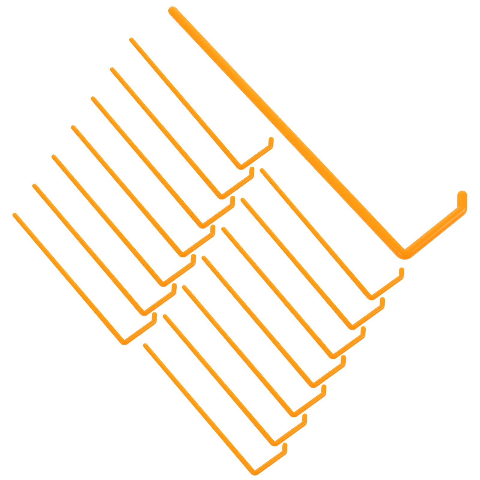 

20pcs Coating Rod Scraper Applicator Glue Spreader Epoxy Plastic Tool Cell Spreader L-Shaped ABS Smooth for Cell