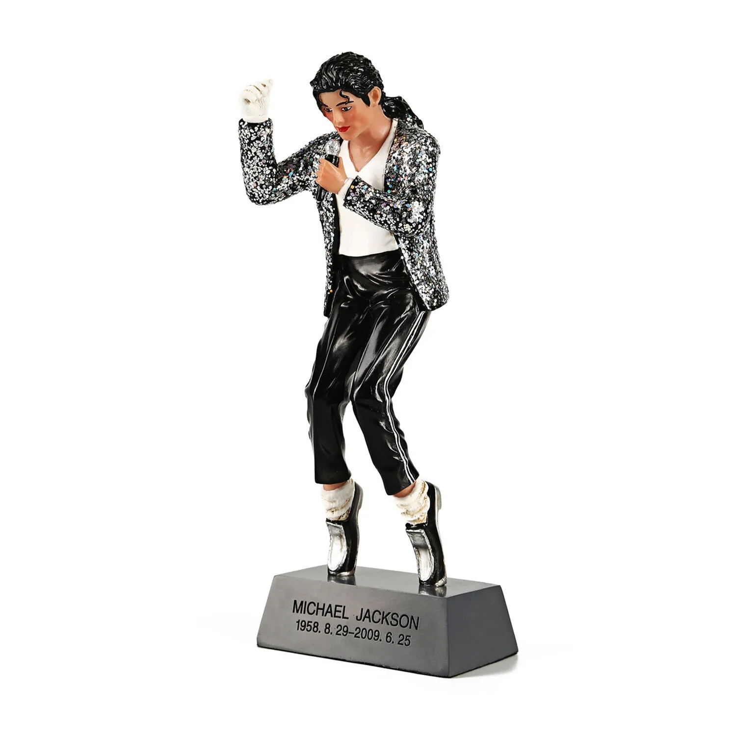 Michael Jackson Classic Stage Figurine Resin Ornament Singer Collectible Decor Gift Desktop Decoration Music Fan Gift Home Decor