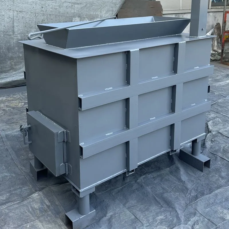 : Cabine de coleta de lixo e sala de lixo