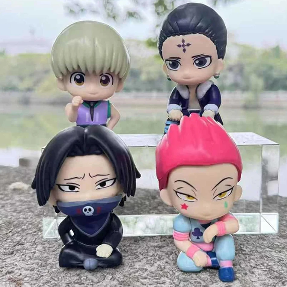 Aixlan GON FREECSS الشكل 4/8 قطعة مجموعة Q نسخة هنتر X هنتر عمل الشكل في البلاستيكية أنيمي هدية الكريسماس تمثال قابل للجمع #1