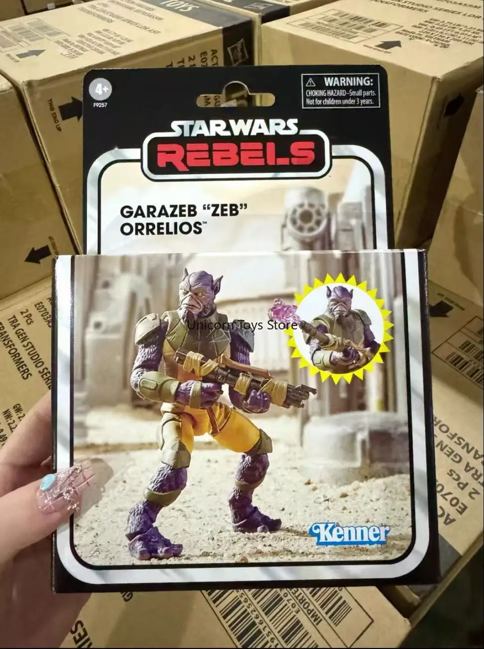 متوفر في المخزون هاسبرو ستار وورز ريبيل رايز 3.75 بوصة زيب أوريليوس بقعة الدمية المتحركة #5