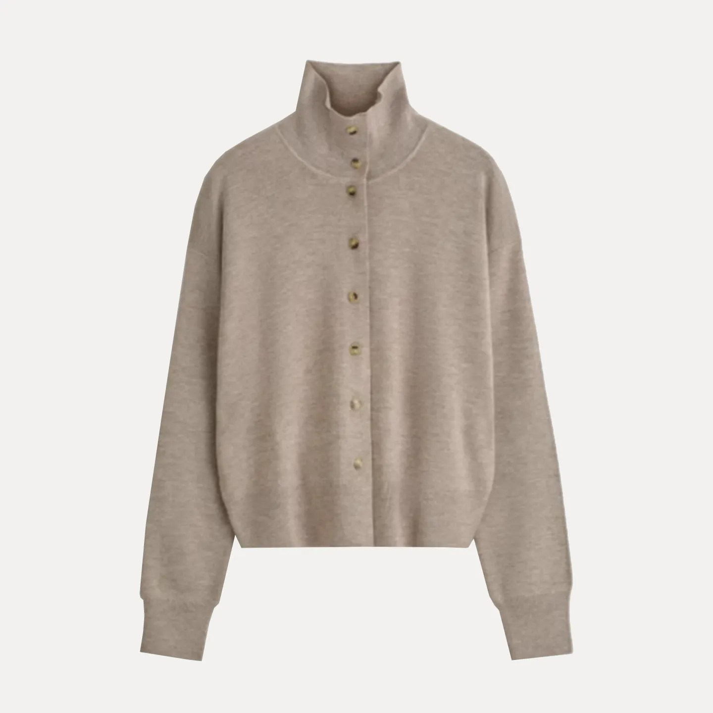 

Spring 2026 Women's O-Ne Open Cardigan in Hide Blue Long Sve Knitted Sweater Regular Length Chinese Brand Z