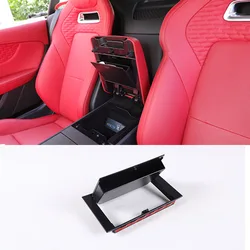 For Jaguar F-TYPE 2013-2024 ABS Black Car Central Control Armrest Box Hidden Storage Box Privacy Storage Box Car Accessories