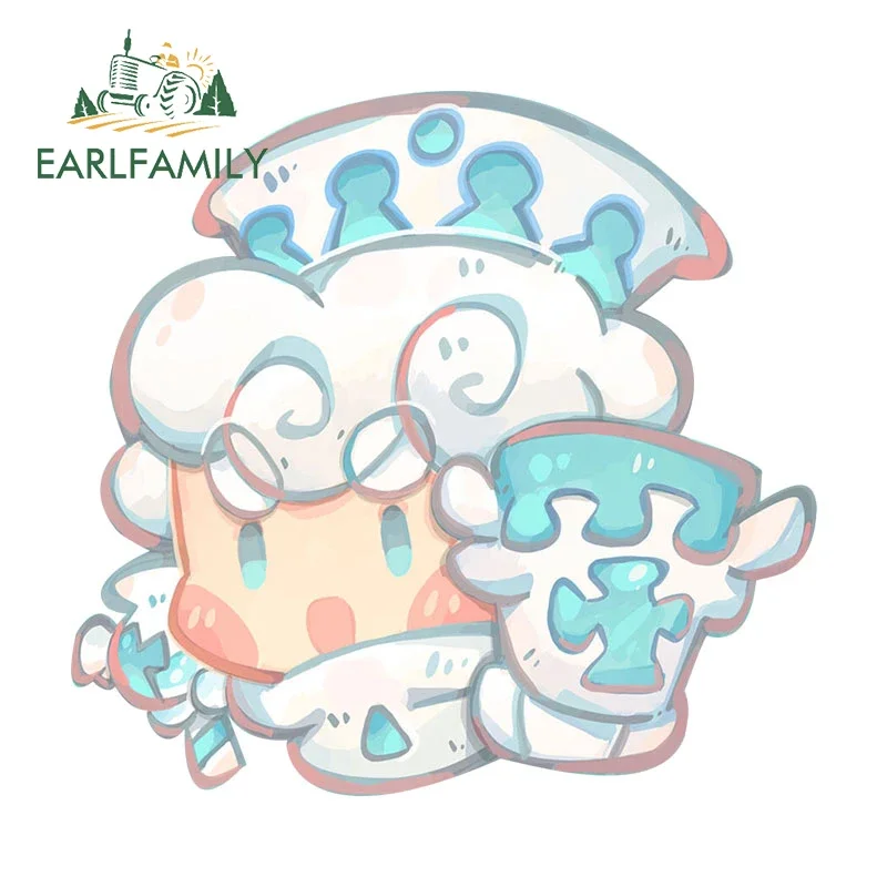 EARLFAMILY 13cm for Cookie Run Kingdom Chibi Cute Car Stickers Graffiti Personality Decals Waterproof Vehicle Motorcycle Decor