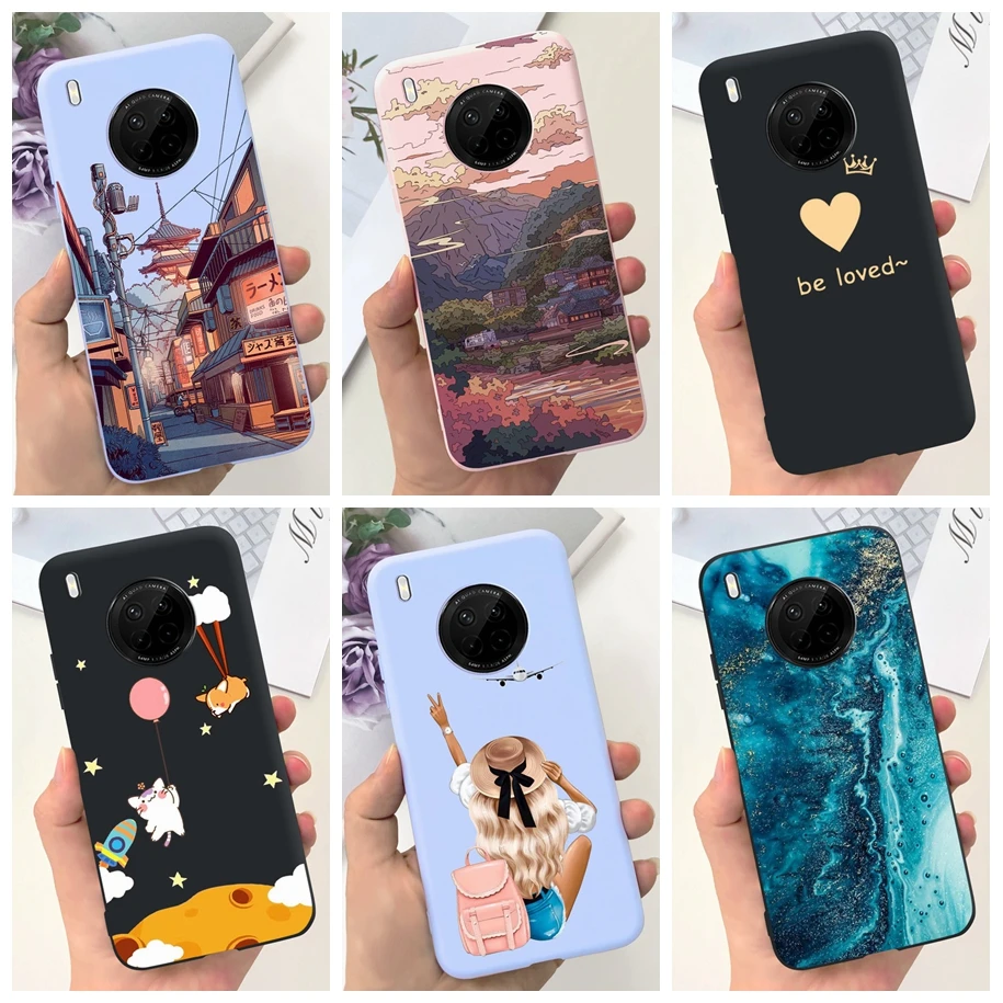 For Cover Huawei Y9a Phone Case Popular Pattern Soft Silicone Back Cover For Huawei Y9a FRL-22 FRL-23 Nova Y9a Protective Bumper