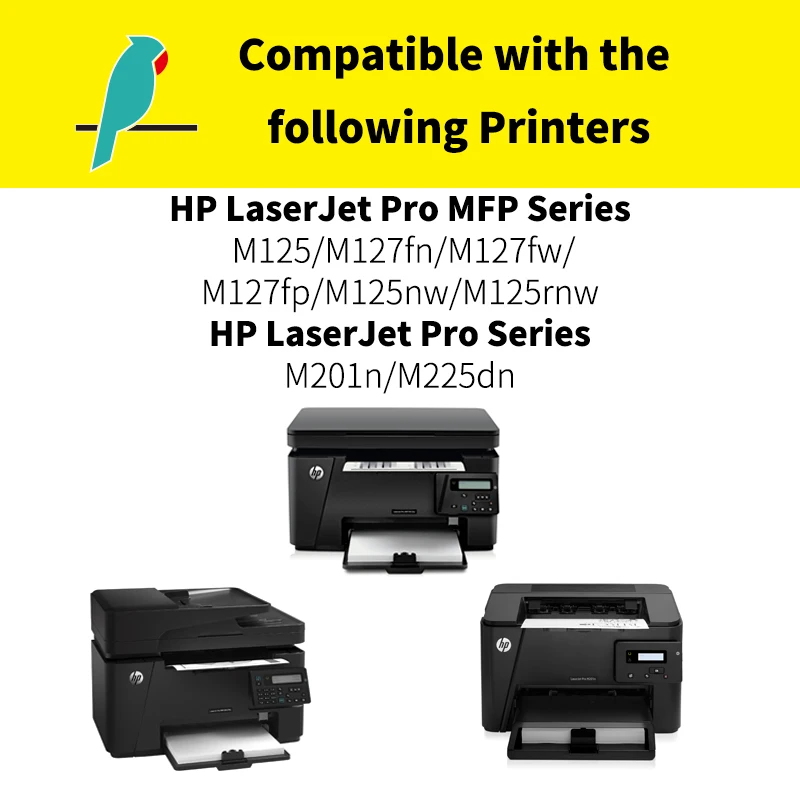 83A CF283A Compatible Toner Cartridge Replacement for HP Laserjet Pro MFP M127fw M225dw M127fn M125nw M201dw M225dn M201n M125a