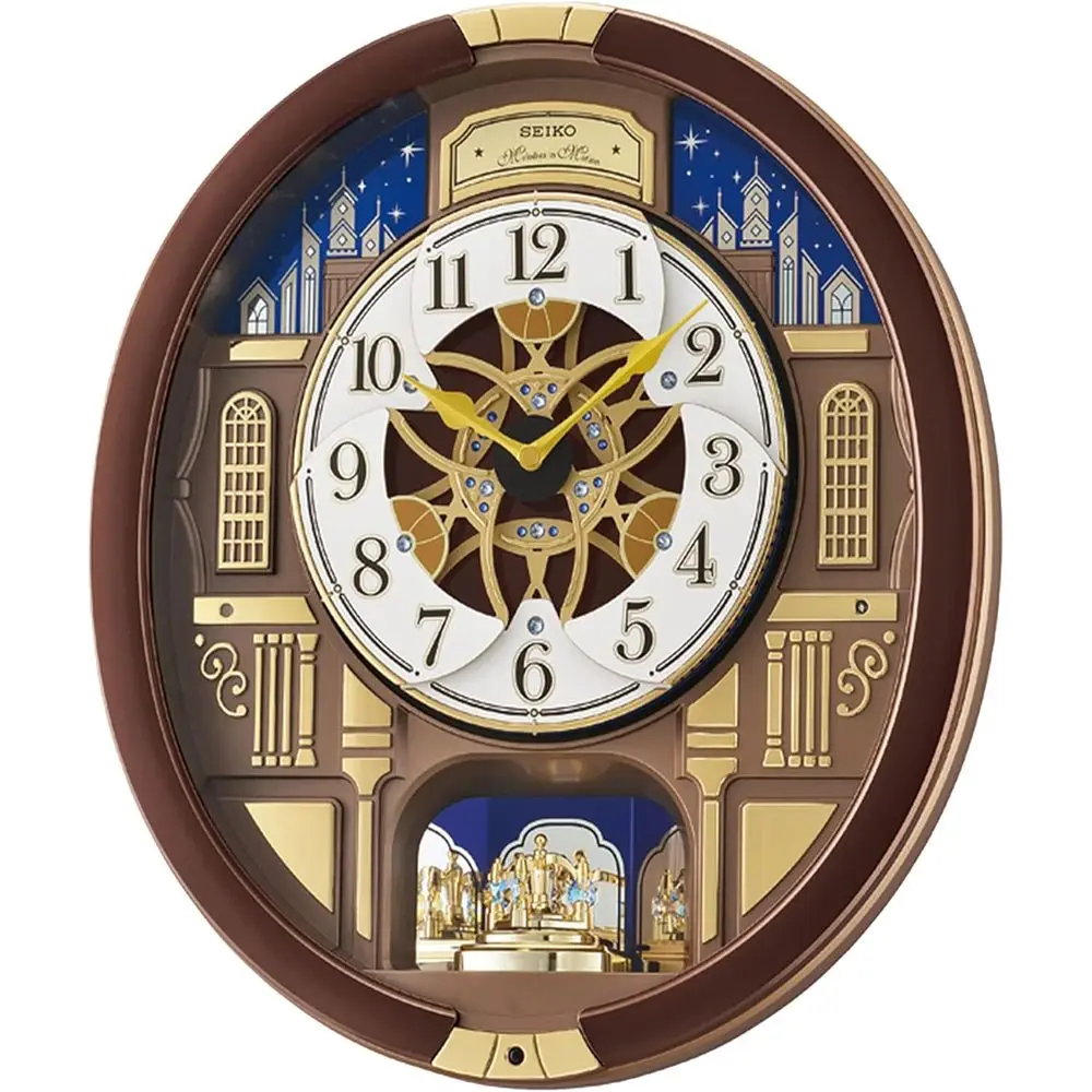 

QXM362BRH 18 Melodies in Motion Rotating Wall Clock