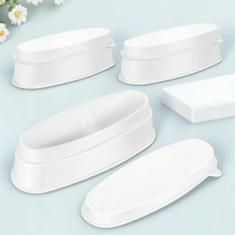 

3pcs Nail Dip Powder Case Plastic Nail Art Storage Box For Diy French Manicure Glitter Gradient Tools Accessories