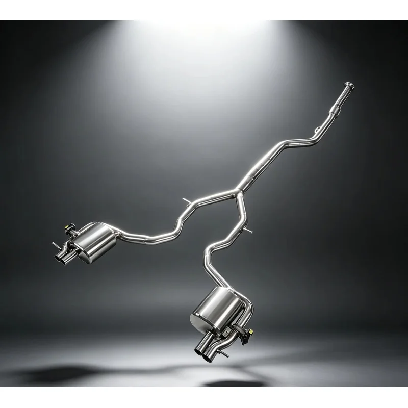 Stainless Steel Catback Exhaust System for Mercedes CLE53 AMG M256 3.0T Racing Mid Pipe Muffler Valvetronic Performance Upgrade