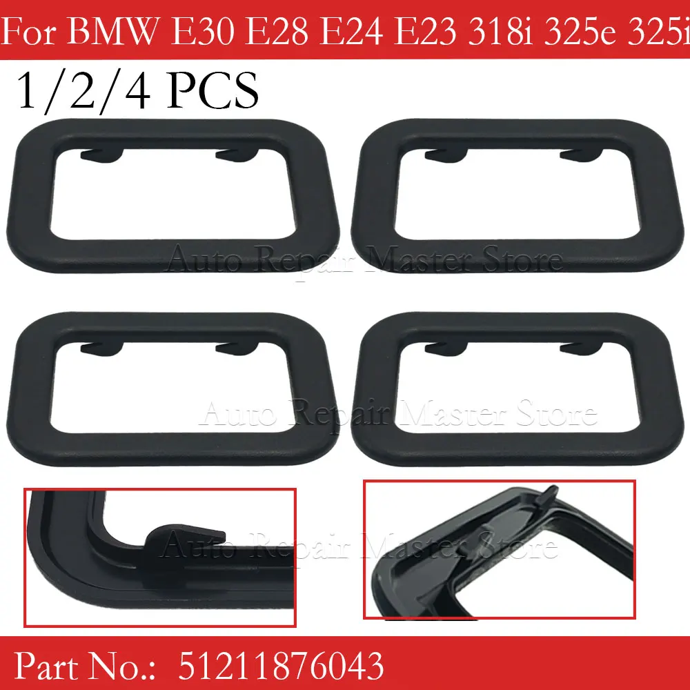 For BMW E30 E28 E23 E24 3 5 7 Series M M5 51211876043 Interior Inside Door Handle Trim Bezel