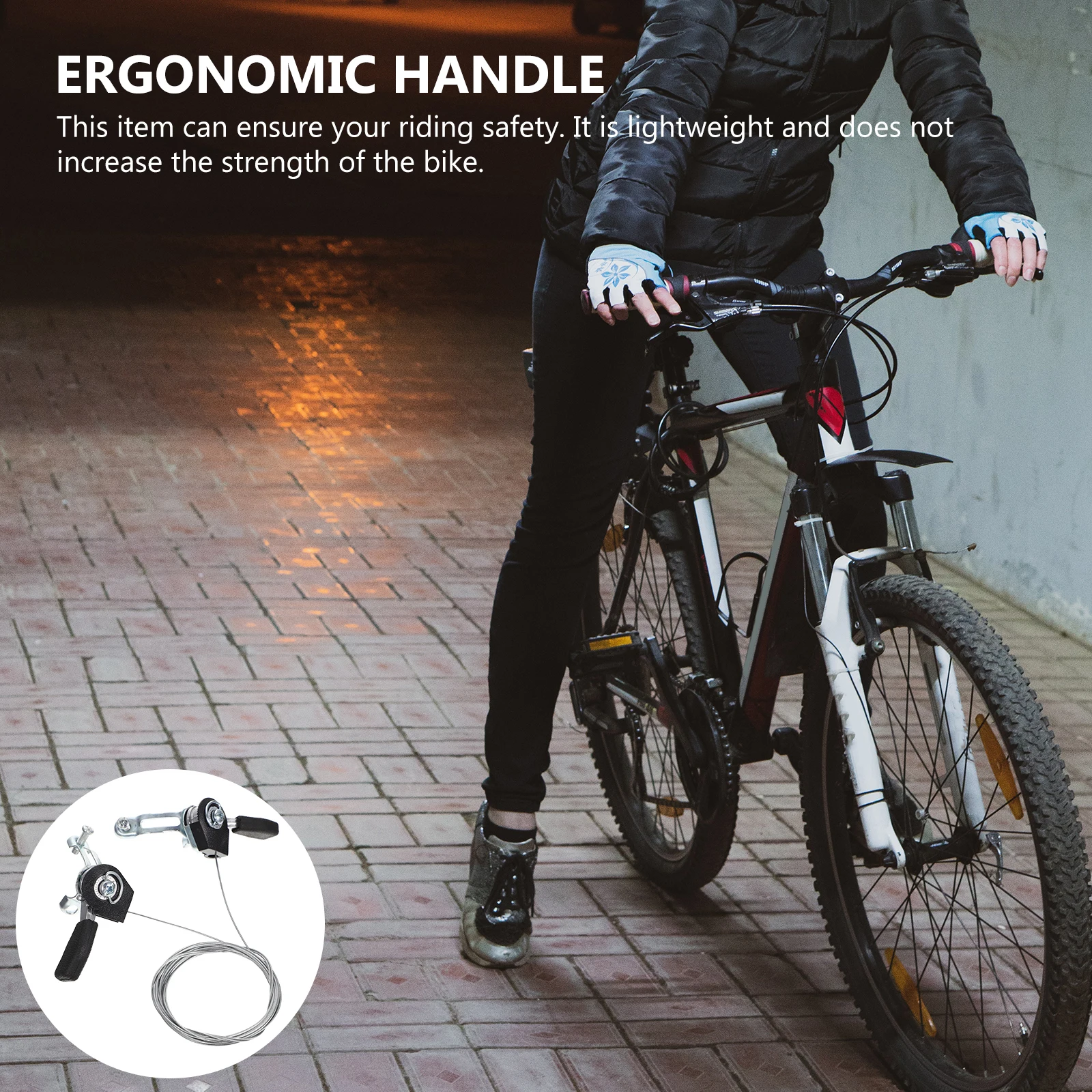 

2pcs Aluminum Alloy Shifter For Mountain Bike Road Foldable Bicycle Wear Resistant Smooth Shifting Professional Bicycles Shifter