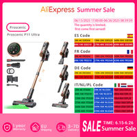 Proscenic P11 Ultra Cordless Stick Vacuum Cleaner 40KPA 450W LED, Anti-Tangle Brush, Telescopic Lightweight Stick Vacuum Cleaner