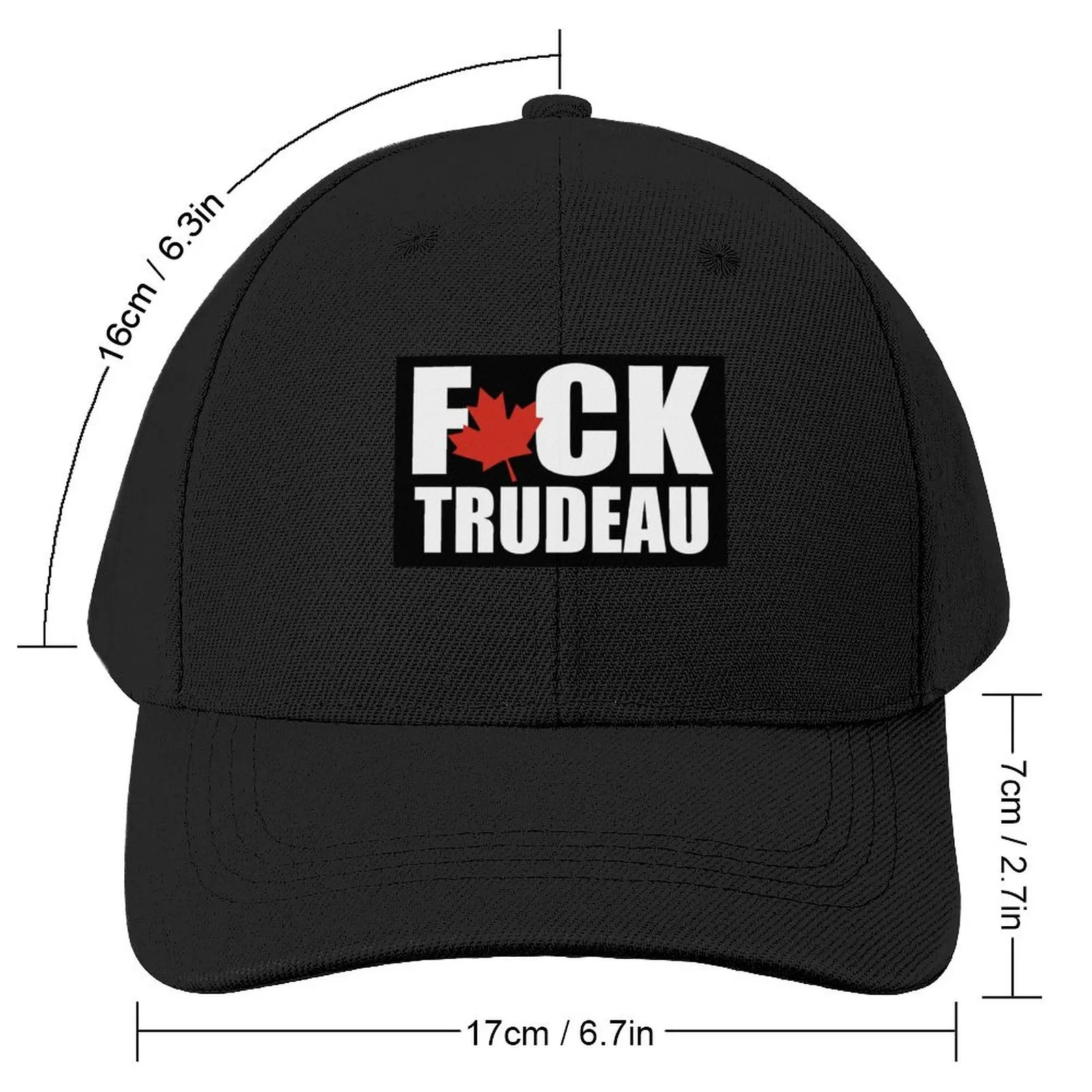 F TRUDEAU CANADA CONVOY 2022 MERCHANDISE Baseball Cap Golf Wear Hat Beach dad hat Hat Men's Women's