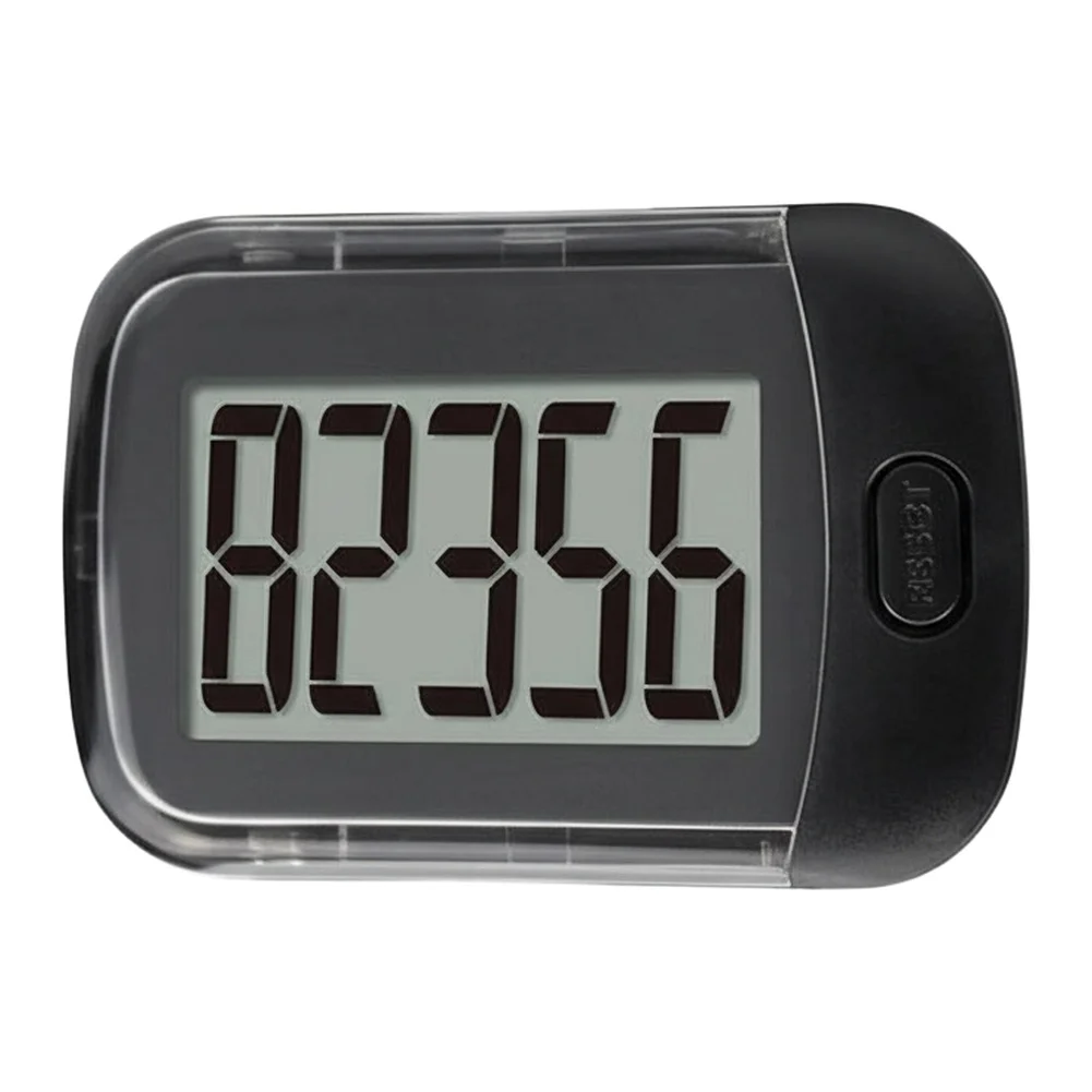 360-Degree Accurate Step Pedometer with Clip Counts Steps Over 10 Large Screen Display and Auto Sleep Mode for Energy Saving