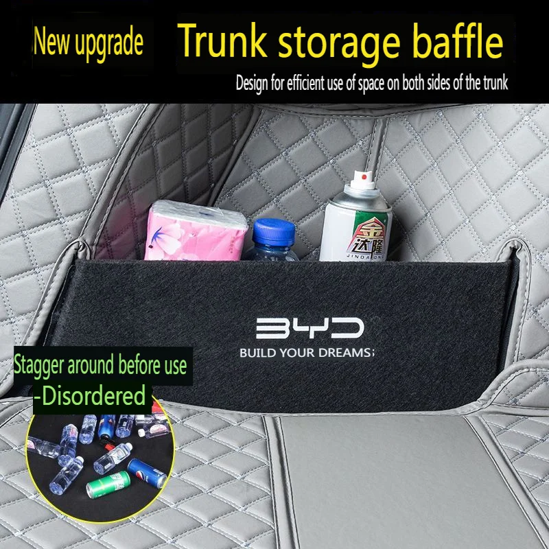 Tappetino per bagagliaio posteriore per auto bagagliaio per bagagliaio vassoio per bagagliaio posteriore accessori per bagagli per BYD SONG PLUS