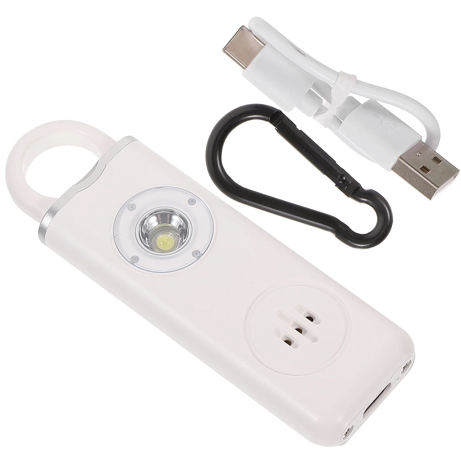 1Set Safety Alarm Keychain for Personal Portable Personal Safety Alarm Long Life Easy One Button