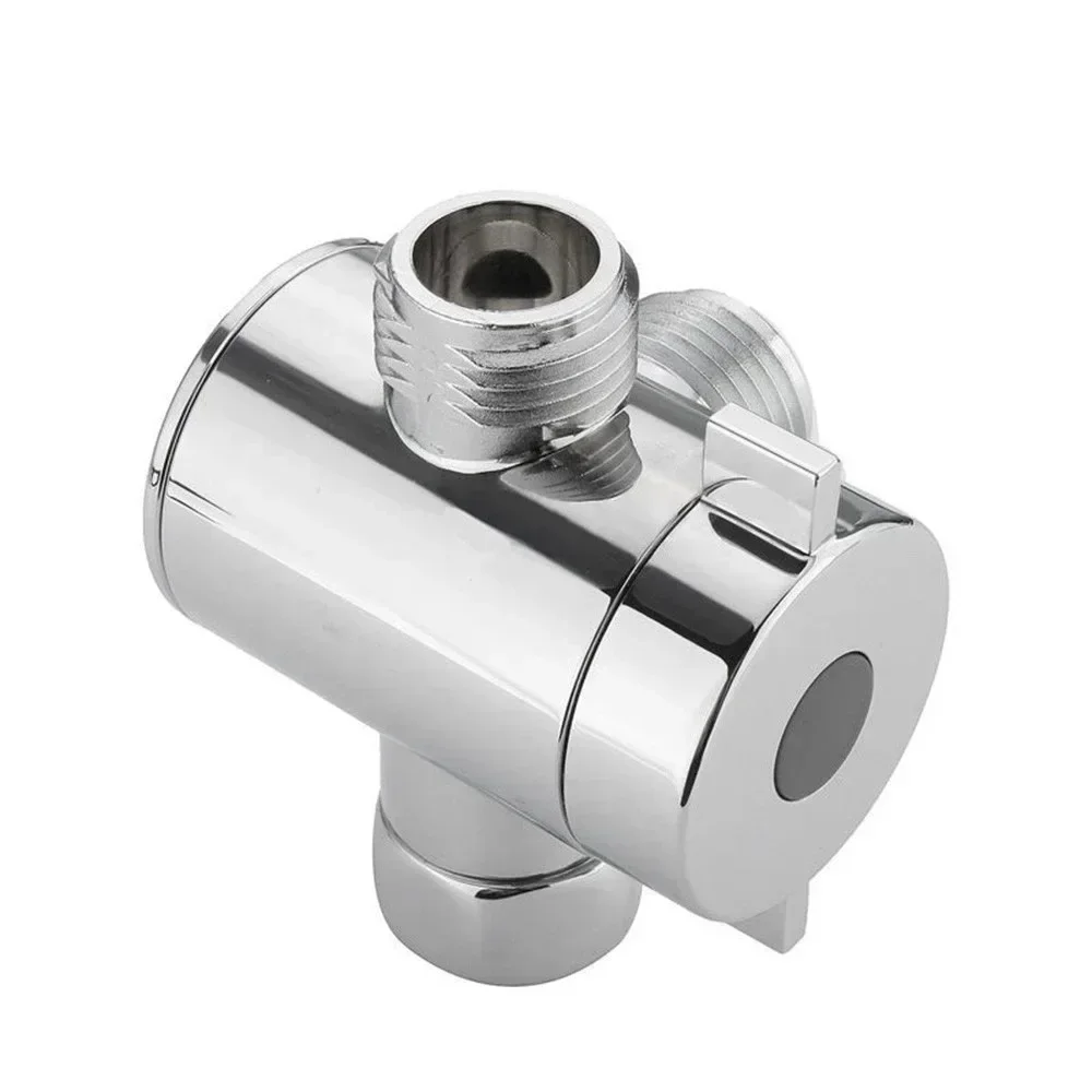 Umstellventil G1/2 Splitter 2 oder 3-Wege-Wasserabscheider Dusche T-Stück Adapter Einstellbarer Wasserhahn Umschalter Badezimmer Toilettenzubehör – Detail 11