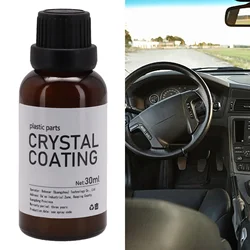 1set 30ml Car Plastic Refurbishment Agent Coating Agent Automotive Interior Coating Auto Interior Maintenance Plastic Parts