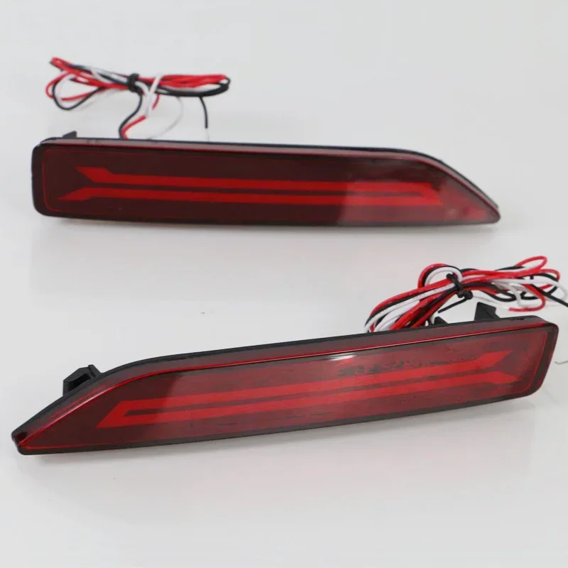 Car LED Rear Bumper Lamps For Honda City 2012 2013 2014 Brake Light Turn Signal Backup Reflector Lamp Reverse Fog Taillights