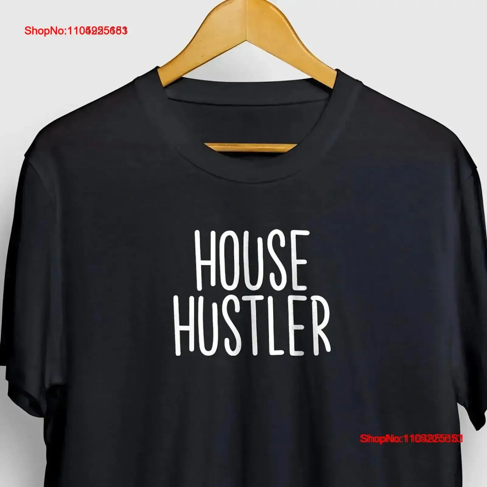 تي شيرت House Hustler Real Estate Agent Realtor تي شيرت مغلق عتيق مغسول أنيق برسومات عصرية ناعمة قابلة للتنفس ومتعددة الاستخدامات