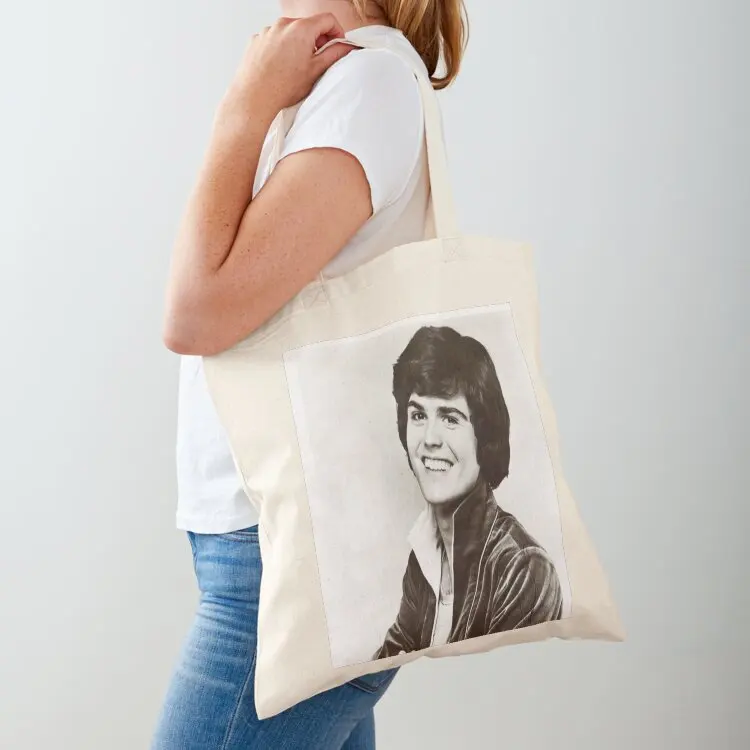 

Сумка-шоппер с автографами Донни Осмонда, женская сумка-шоппер, многоразовые сумки для покупок, женская сумка