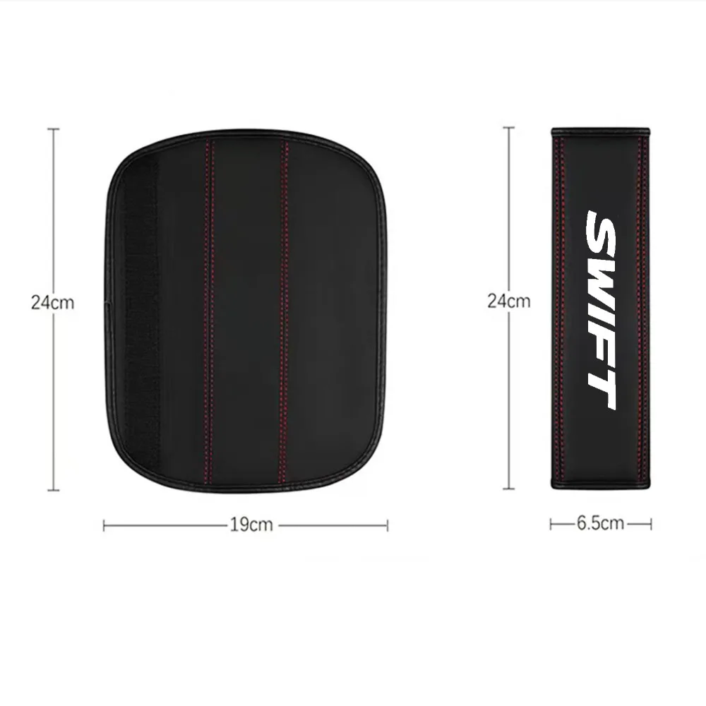 1Pcs Car Seat Belt Shoulder Cover Decompression Comfort Safety Belt Protective Cover For Suzuki Swift Car Accessories