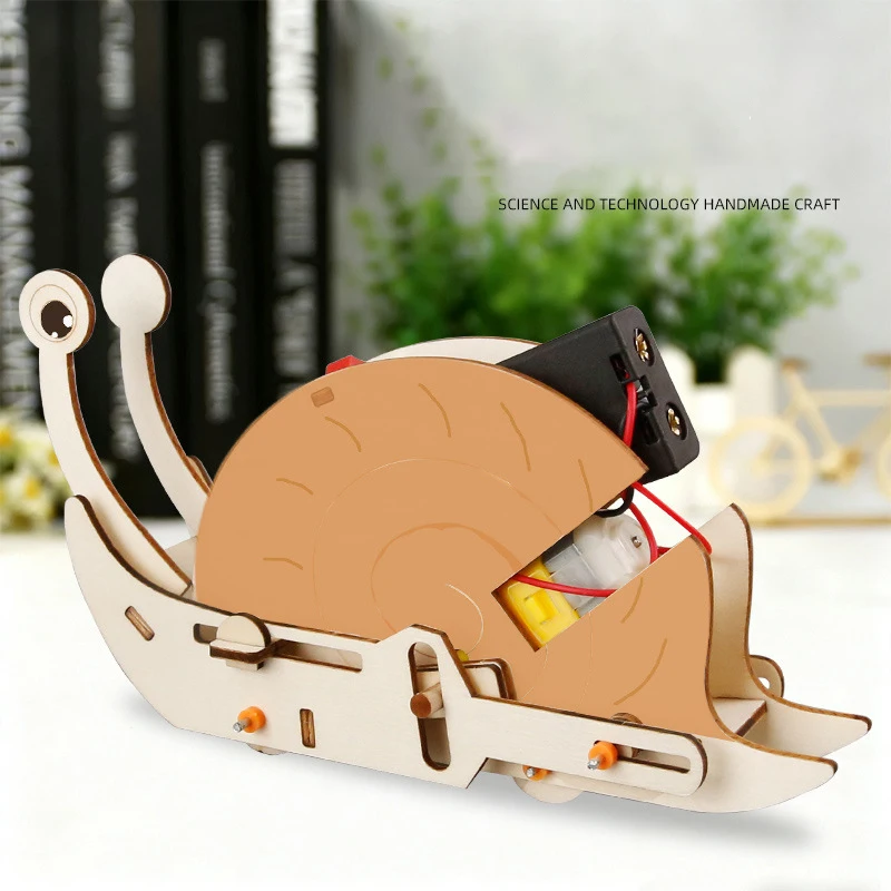 

Учебные пособия STEAM Science, имитация электрической модели ползающего улитки, ручная работа, сделай сам, студенческие научные технологии, мелкое производство