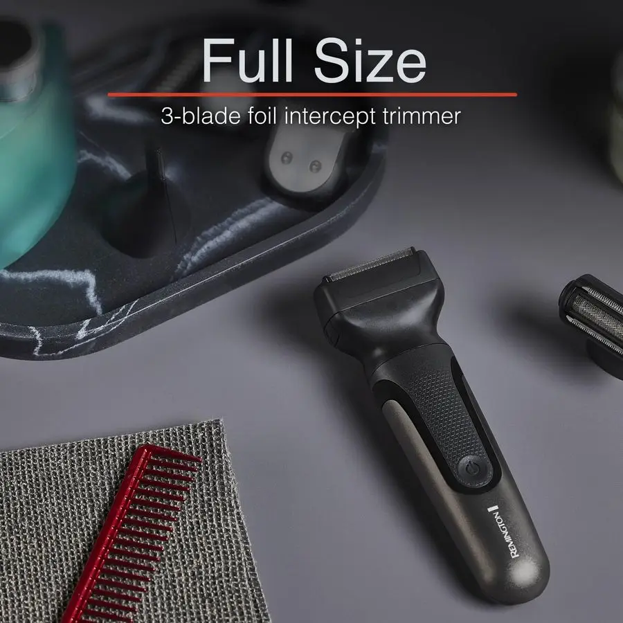 ONE Shave amp Groom MultiTool Electric Razor for Men, Foil Shaver with 4 FullSize Attachments amp 5 Adjustable Combs for Beard,