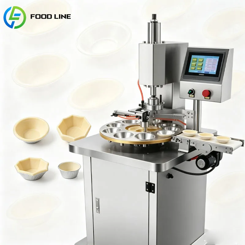 Egg Tart Shell Making Machine Tart Shell Forming Machine Automatic Pastry Equipment Customized