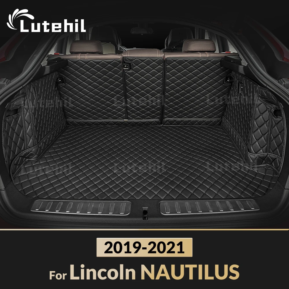 

Для Lincoln NAUTILUS 2019 2020 2021, авто полное покрытие, коврик для багажника Lutehil, чехол для багажника автомобиля, подкладка для багажника, аксессуары для интерьера