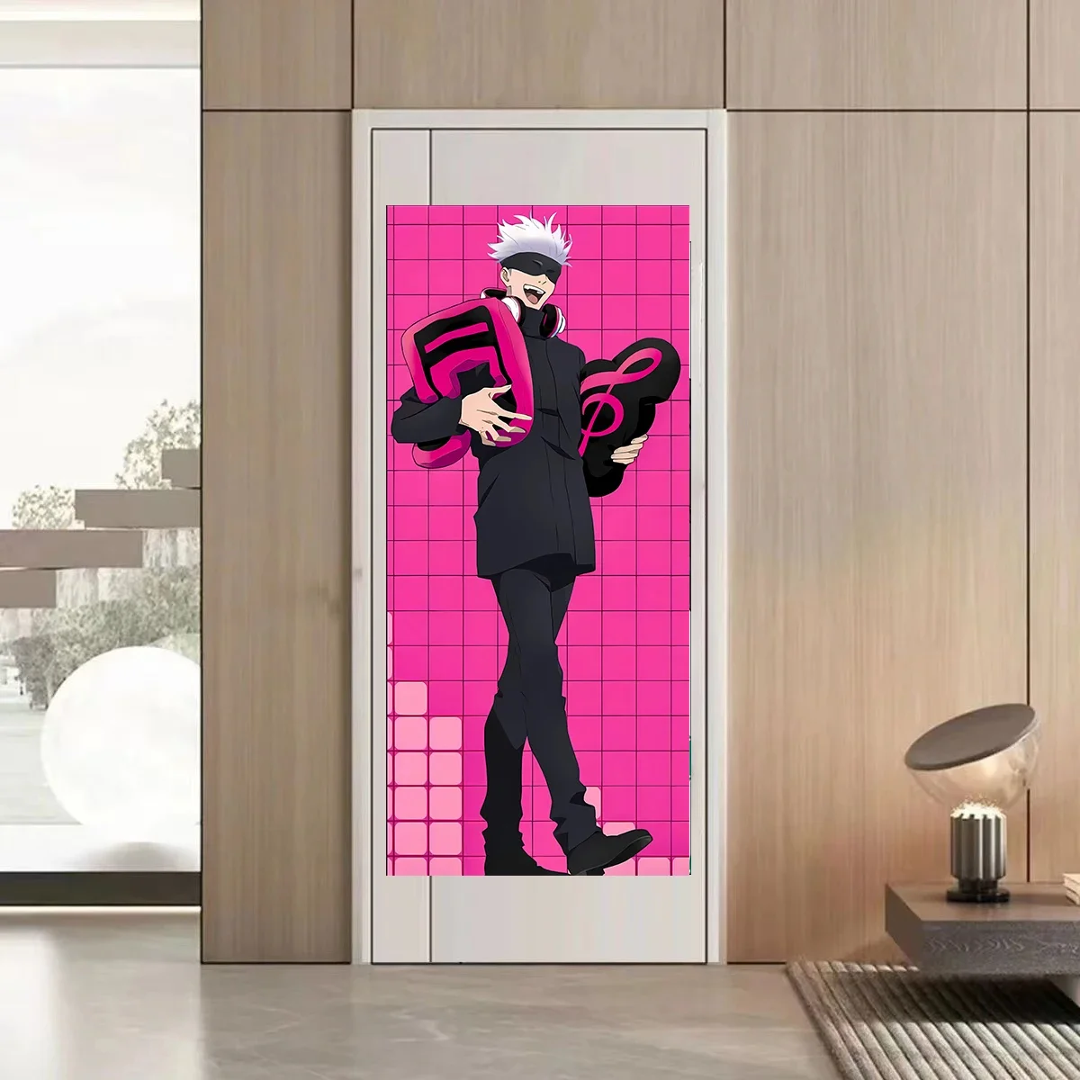 Anime Jujutsu Kaisen Fushiguro Megumi Satoru Gojo Cosplay Background Cloth Playbill Life-size Posters Room Decoration Xmas Gift