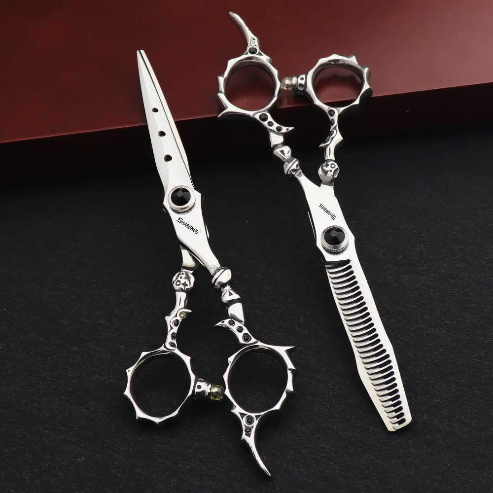 

6 inch Professional Hairdressing Scissor Barber Scissor Cutting&Thinning Scissor Japan440c Salon Hairdressing Hair scissors set