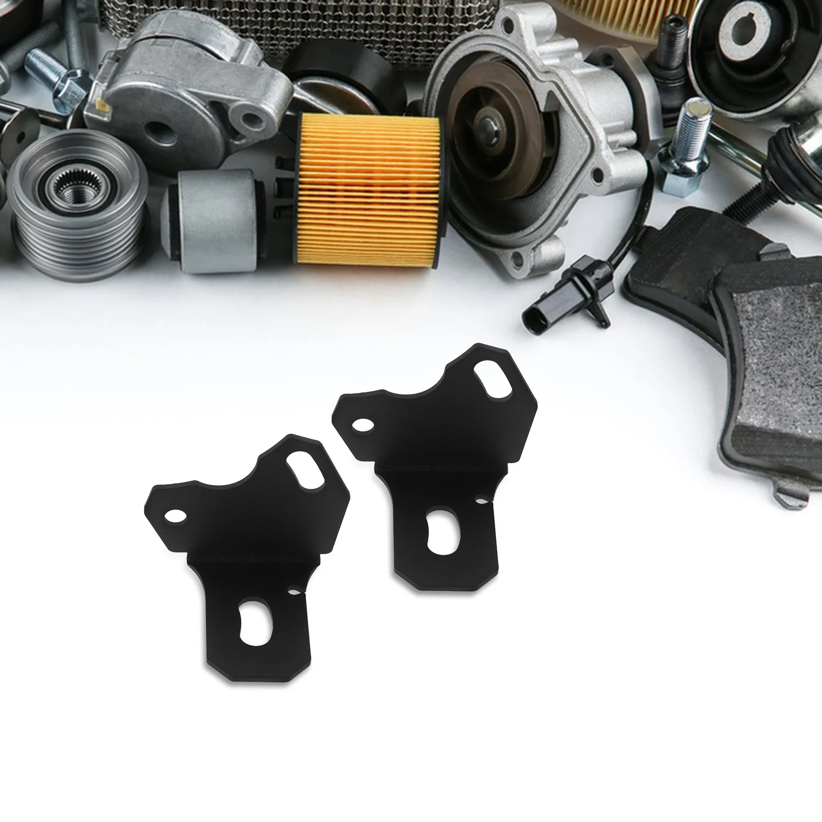 

2Pcs Adjustable Whip Light Flag Mount Brackets Rear Pillar Mounting Compatible for Utv Maverick Auto Flag