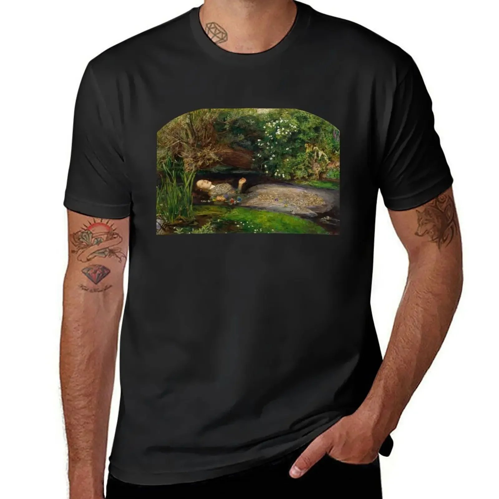 Ophelia - John Everett Millais T-Shirt Aesthetic clothing vintage graphic tee man clothes summer clothes mens t shirt