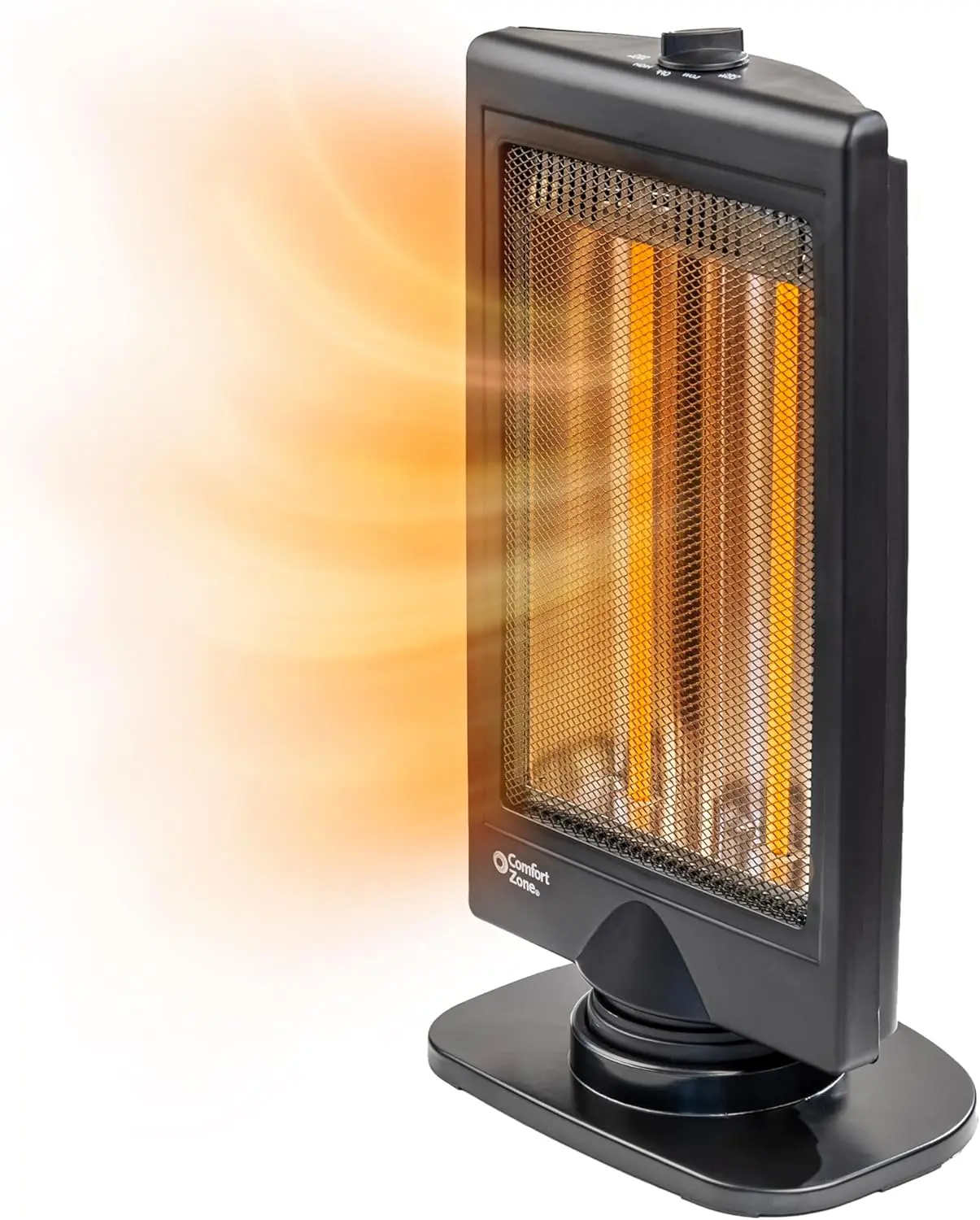 

Oscillating Portable Space Heater, Flat Panel, Halogen, Infrared, Electric, Adjustable Tilt, Overheat Sensor, Stay-Cool, &amp