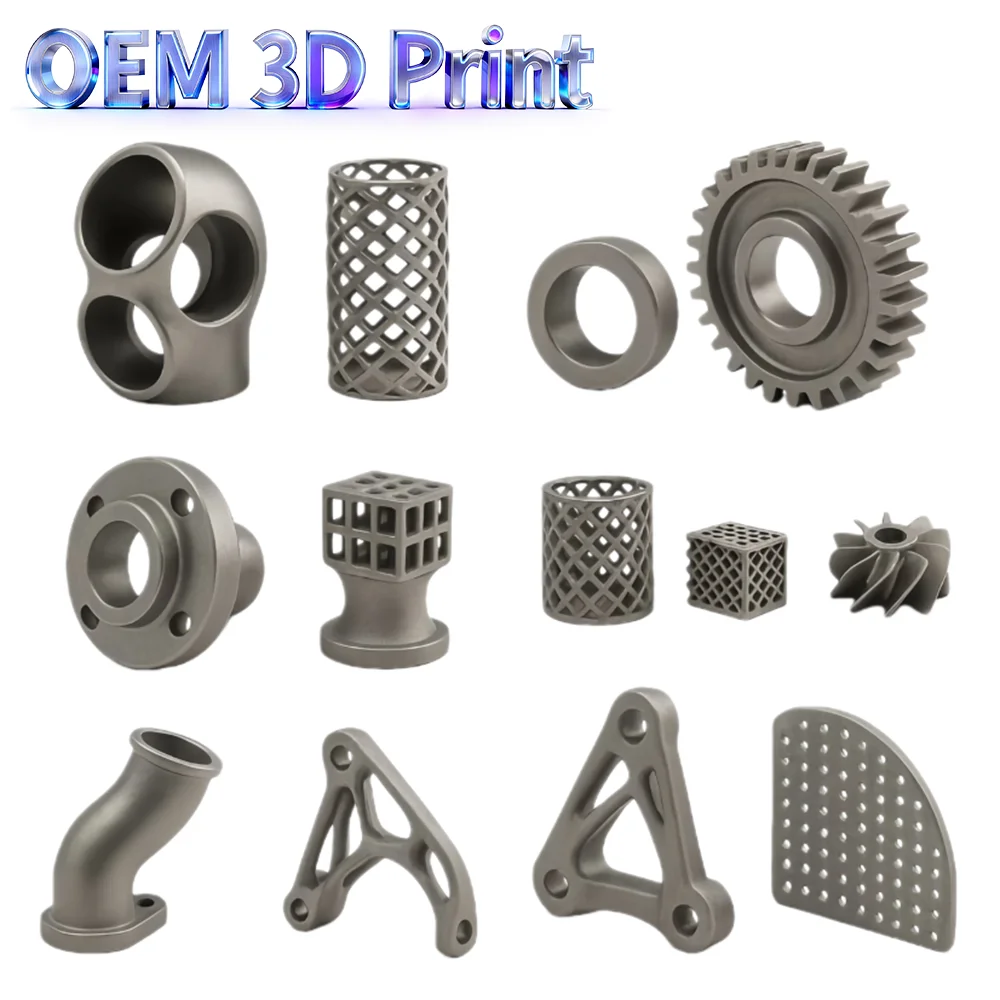 

Custom 3D printing services including SLM (Stainless Steel, Aluminum Alloy, Titanium Alloy) and Inconel 718 metal printing.
