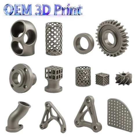 Custom 3D printing services including SLM (Stainless Steel, Aluminum Alloy, Titanium Alloy) and Inconel 718 metal printing.